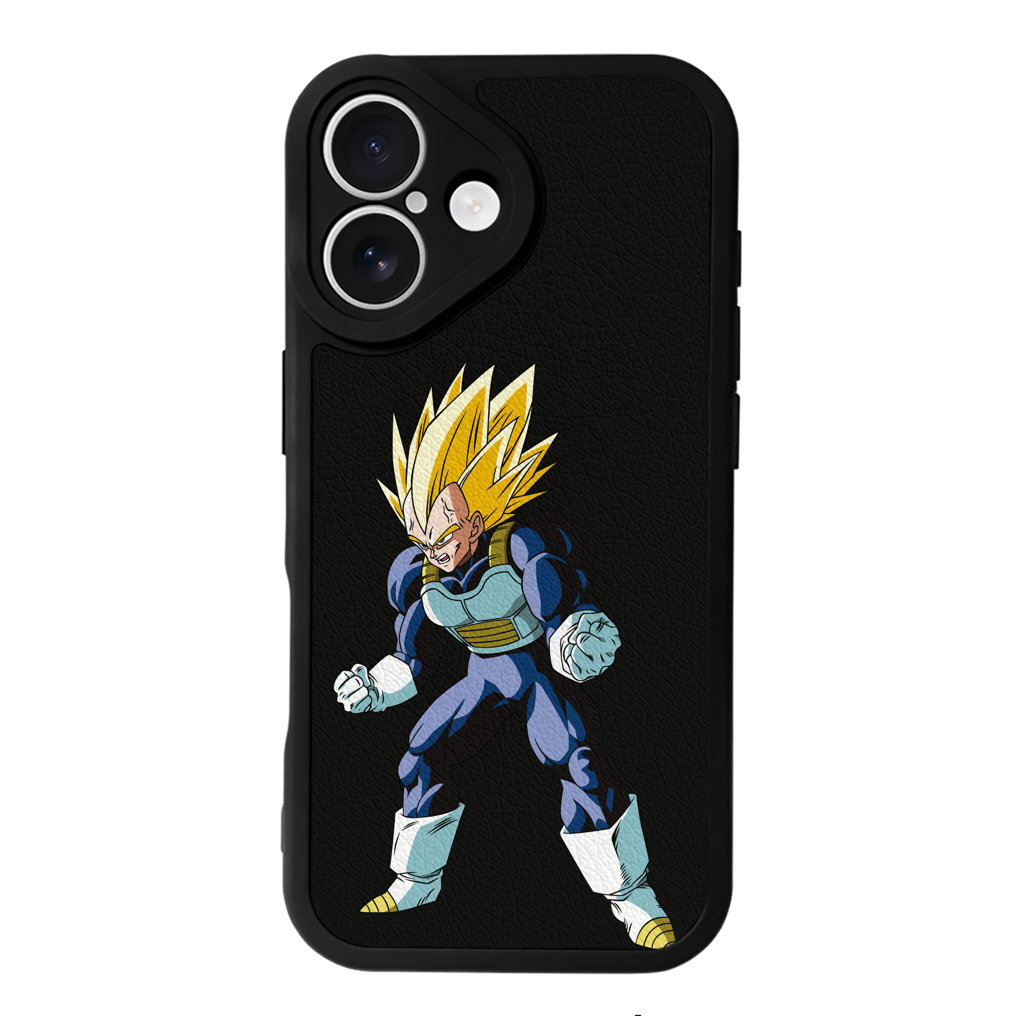 （画像用） ドラゴンボール ベジータ四世（Bejīta Yonsei）DRAGON BALL Vegeta IV 【iPhone 16シリーズ対応】シリコンスマホケース（レザー調） 材質：シリコン